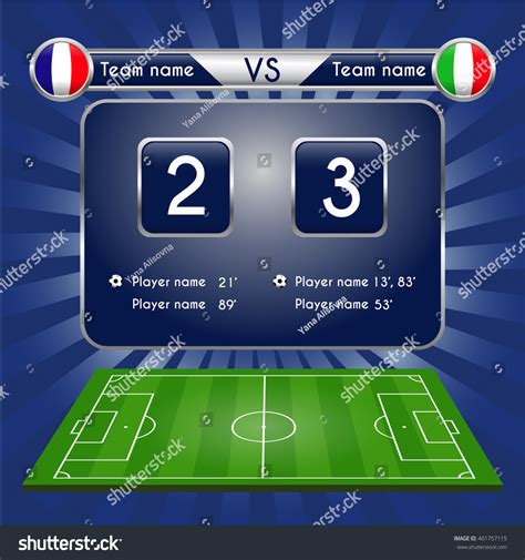 Score in football Figgerits .